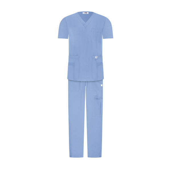  Breathing Scrub Set - Light Blue / Azul Claro